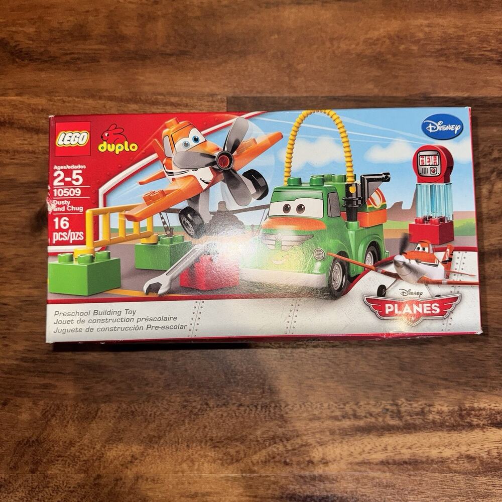 LEGO DUPLO Disney Planes 10509 Dusty & Chug 16pc NEW Factory Sealed Retired